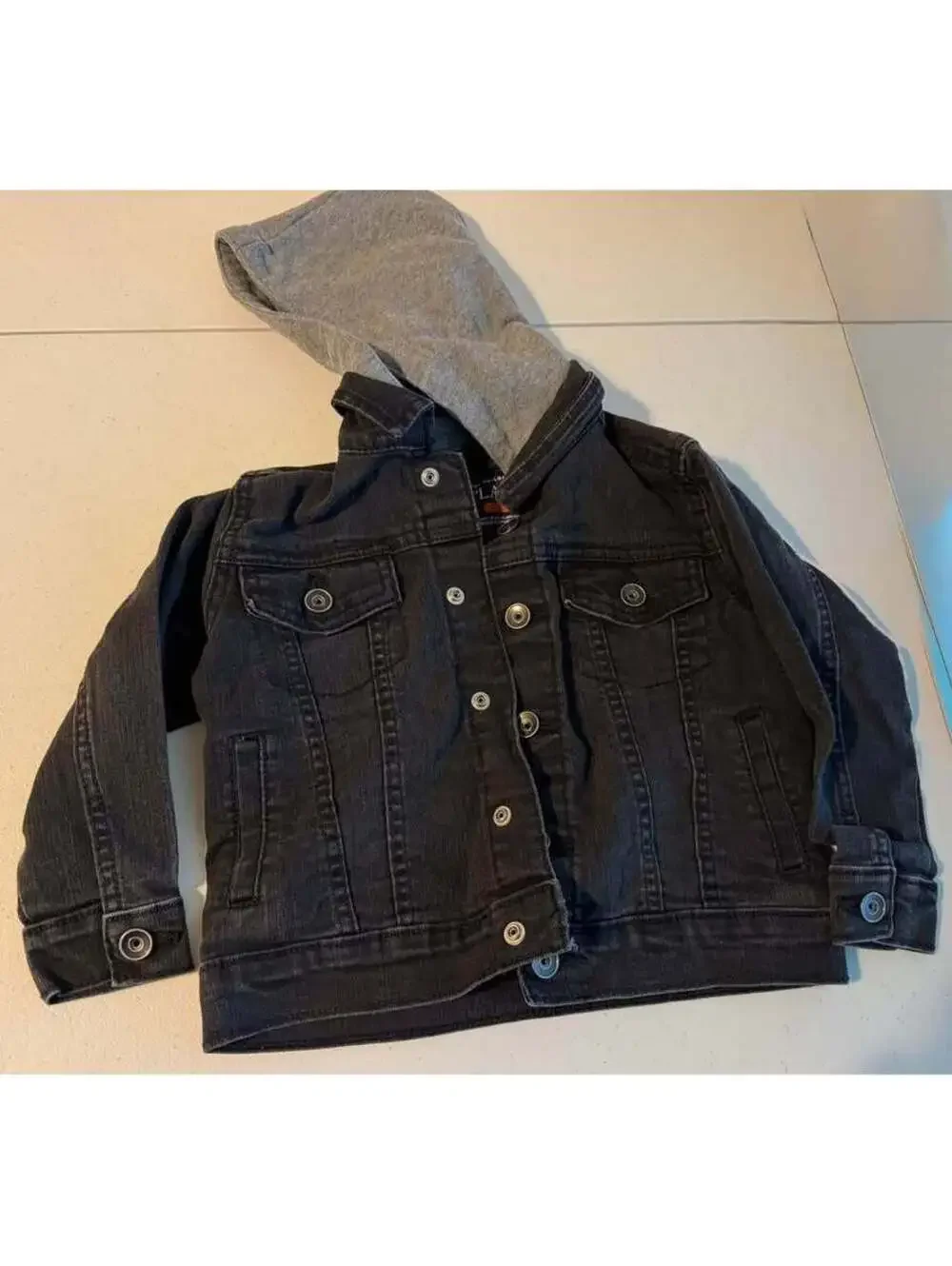 The Children's Place Hooded Denim Jacket Size 2T